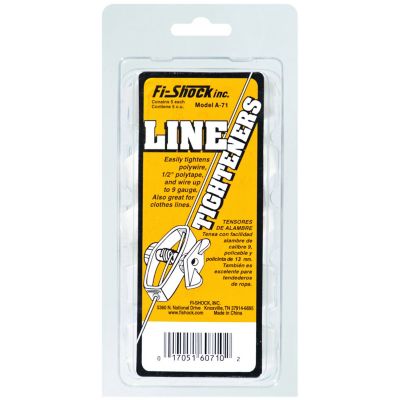 Zareba Fi-Shock Line Tighteners for up to 9 Gauge Wire and 1/2 in. Polytape, 5-Pack