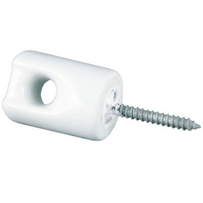 American Farm Works Small Ceramic Lag Screw Insulator