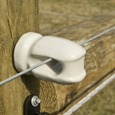 Image showing  Large Ceramic Lag Screw Insulator