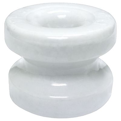 23 S 10-Pack Large Corner Post Ceramic Insulators 