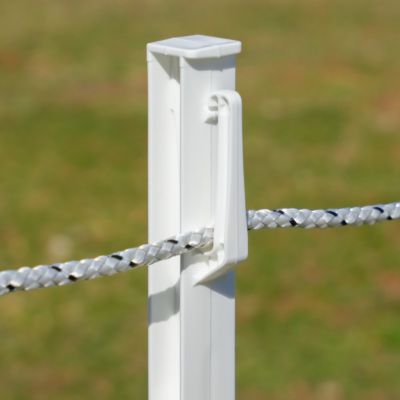 Image showing  4 ft. Step-In Fence Post for Fence Wire and Polytape Up to 2 in. W, White