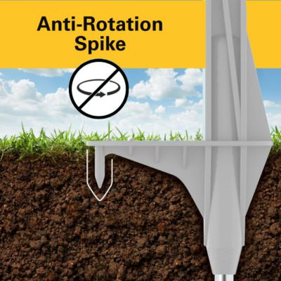 Image showing 7 th Fi-Shock 4 ft. Step-In Fence Post for Fence Wire and Polytape Up to 2 in. W, White