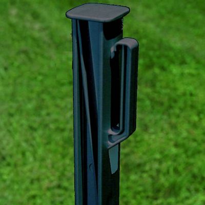 Image showing  4 ft. Step-In Fence Post for Fence Wire and Polytape Up to 2 in. W, Black