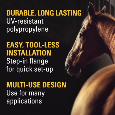 Image showing 12 th Fi-Shock 4 ft. Step-In Fence Post for Fence Wire and Polytape Up to 2 in. W, Black