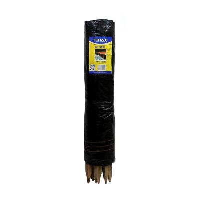 Tenax 3 ft. x 100 ft. Silt and Sediment Control Fence, Black