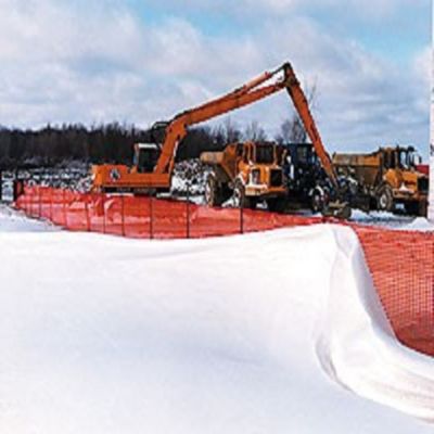 Image showing  100 ft. x 4 ft. Snow Guard Fence, Orange
