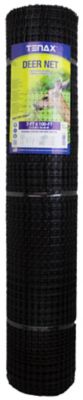 Tenax 7 ft. x 100 ft. Folded Deer Netting, Black, 0.63 in. x .75 in. Mesh