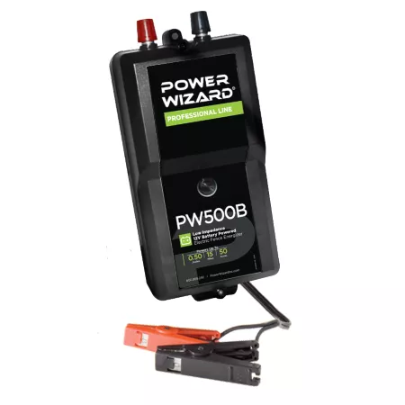 Power Wizard Electric Fence Controller Controls 1 to 50 Acres or 1 to 25 Standard Miles of Wire 0.5 Joules Output Electric Fence Tools & Accessories