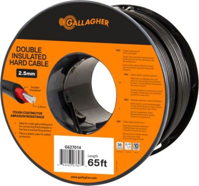 Gallagher HD Underground Cable, 12.5 Gauge, 56 Ohms/Mile Resistance