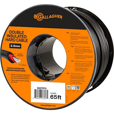 Gallagher HD Underground Cable, 12.5 Gauge, 56 Ohms/Mile Resistance