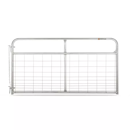 CountyLine 8' x 50" Galvanized Mesh Fence 1-3/4" Tubing Corral Panels & Gates