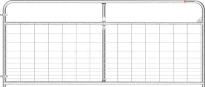 CountyLine 10 ft. Galvanized Mesh Gate , WG10