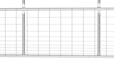 Image showing  14 ft. x 50 in. Galvanized Mesh Gate