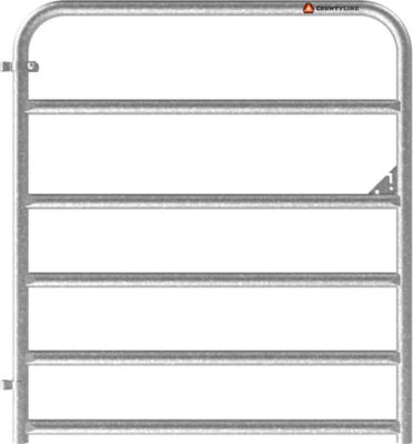 CountyLine 4 ft. Galvanized Tube Gate , 6GG4