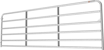 Image showing  12 ft. x 50 in. 6-Bar Galvanized Tube Gate, 1-3/4 in. Tube