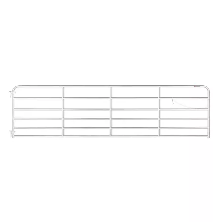 CountyLine 16' x 50" 6-Bar Galvanized Tube Gate 1-3/4" Tubing Corral Panels & Gates