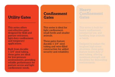 Image showing  14 ft. x 52 in. 6-Bar Heavy-Duty Tube Farm Gate, Red