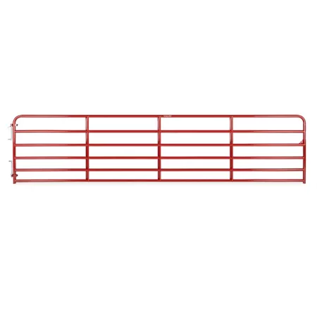 CountyLine 18' x 52" Heavy Duty Tubular Gate Red Farm Gates