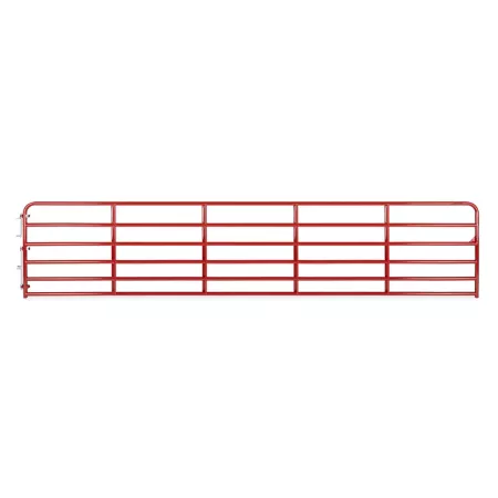 CountyLine 20' x 52" Heavy Duty Tubular Barrier Red Corral Panels & Gates