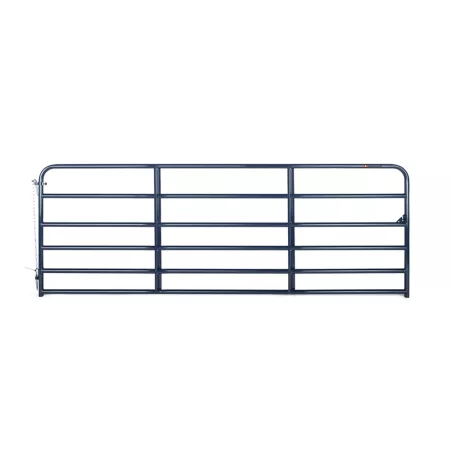 CountyLine 6-Bar Utility Tube Gate 12 ft x 50 in 1-3/4 in Tubing Blue Corral Panels & Gates