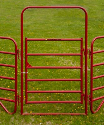 Image showing  4 ft. x 7 ft. 6-Bar Arch Gate and Frame, 1-3/4 in. Tube