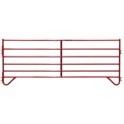 CountyLine 12 ft. x 5 ft. Corral Panel, Red