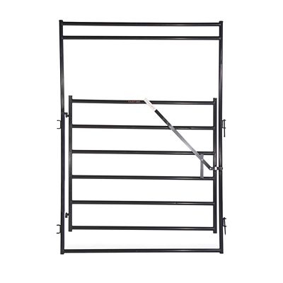 CountyLine 6 ft. x 9 ft. Walk-Through Horse Training Corral Panel