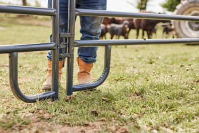 Image showing  10 ft. x 62 in. 6-Bar Corral Panel, 1-3/4 in. Tube, Blue