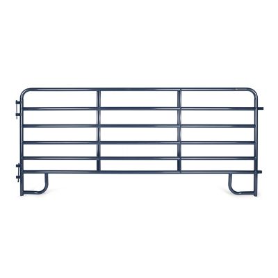 CountyLine 12 ft. x 60 in. 6-Bar Corral Panel, 1-3/4 in. Tube, Blue