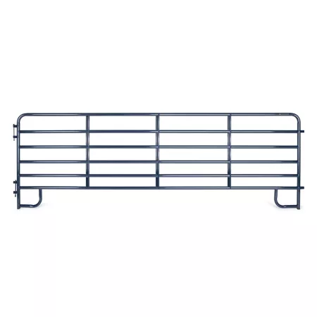 CountyLine 6 Bar Corral Board 16 ft x 62 in 1-3/4 in Tubing Blue Corral Panels & Gates