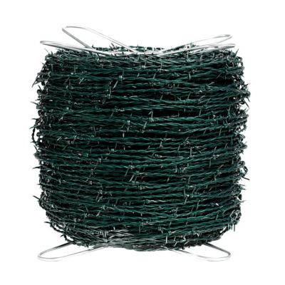 Image showing  1,320 ft. 14-Gauge 2-Point High-Tensile Barbed Wire, Green