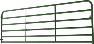 Image showing  12 ft. x 52 in. 6-Bar Tube Gate, 2 in. Tube, Green