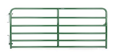 CountyLine 10 ft. Tube Gate, Green, 2GG10