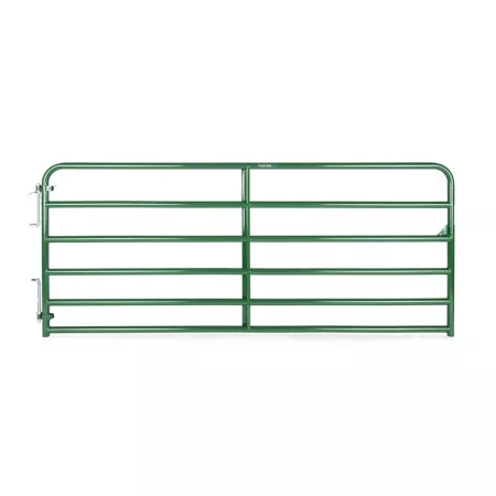 CountyLine 10' x 52" 6-Bar Tube Gate Green 2" Tube Corral Panels & Gates