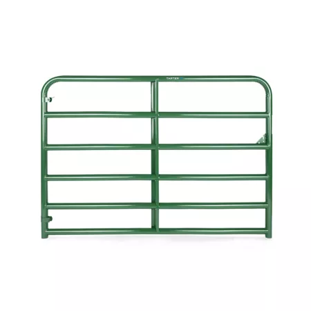 CountyLine 6 ft x 52 in Round Corner Gate Green Farm Gates