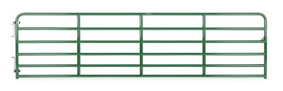 CountyLine 16 ft. x 52 in. 6-Bar Tube Gate, 2 in. Tube, Green