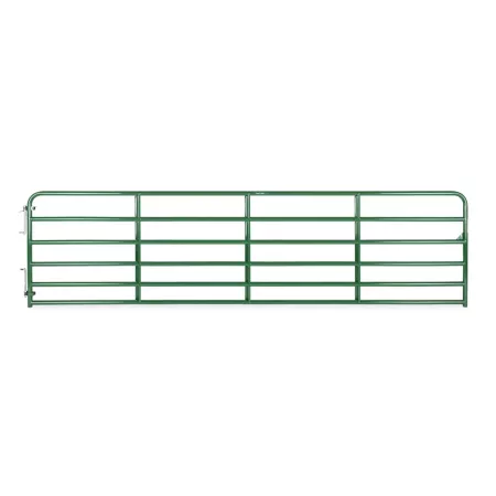 CountyLine 6-Bar Tube Gate 16' x 52" 2" Tube Green Corral Panels & Gates