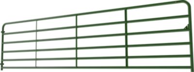 Image showing  16 ft. x 52 in. 6-Bar Tube Gate, 2 in. Tube, Green