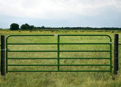 Image showing  20 ft. x 50 in. Heavy-Duty Tube Gate, 2 in., Green