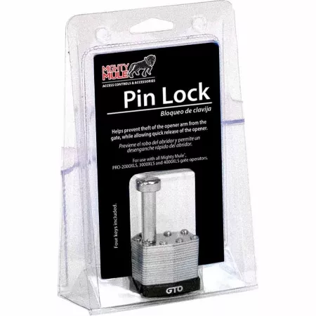 Mighty Mule Pin Lock for Door Openers Gate Opener Accessories