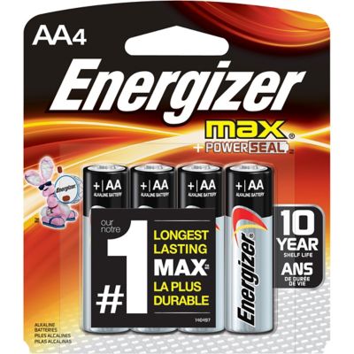 Energizer AA Max Batteries, 4-Pack