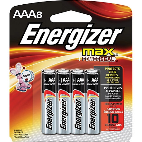 Energizer AAA Max Batteries, 8-Pack