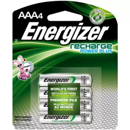 Energizer AAA Rechargeable Batteries 4 Pack Batteries