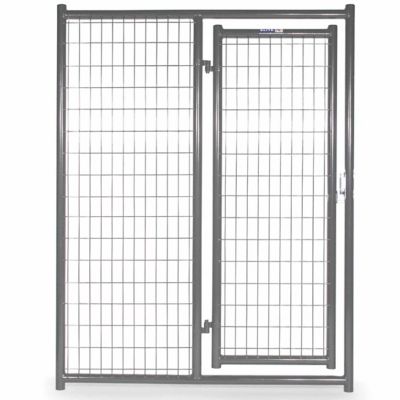 Tarter 6 ft. x 2 in. x 5 ft. Gray Heavy-Duty Dog Kennel Front Panel