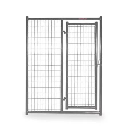 Tarter Front Panel for Heavy Duty Dog Kennel 6 ft x 2 in x 5 ft Gray Dog Kennel Expansions