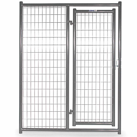 Tarter 6 ft. x 2 in. x 5 ft. Gray Heavy-Duty Dog Kennel Front Panel