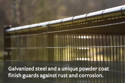 Image showing  6 ft. x 2 in. x 5 ft. Gray Heavy-Duty Dog Kennel Front Panel