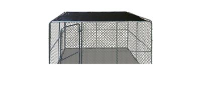 Black Replacement Kennel Cover Tarp FeedingTime 10 x 10 ft 