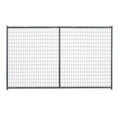 Tarter Heavy Duty Side Panel for Elite Dog Kennel 6 ft x 10 ft Gray Dog Kennel Expansions