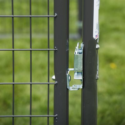 Image showing  6 ft. x 10 ft. Gray Heavy-Duty Elite Dog Kennel Side Panel